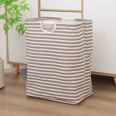 Opvouwbare Wasmand met Grote Capaciteit voor Wasmand Opslag Vuile Kleding Opbergmand met Handvat Wasmand Badkamer Accessoires L