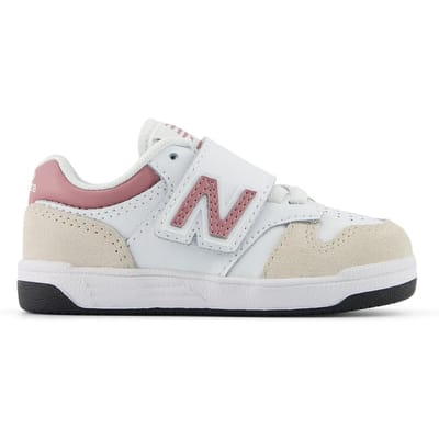 New Balance Infant Girls B480 New-b Hook & Loop White Taglia: 18.5 Wide | Scarpe Sportive Outlet | kids | Bianco