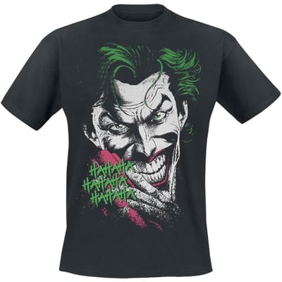 Batman T-shirt - Batman - The Joker - S tot 3XL - voor Mannen - zwart