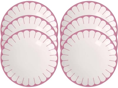 Frühstücksteller Fleur Couleur ø 21,2 cm Set van 6