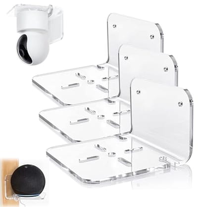 Transparante Camerahouder voor Wandmontage - 3 Stuks Acryl