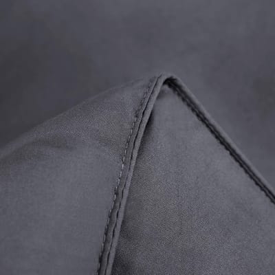 Lichtgewicht Zomerdekbed 220x260 cm - Gewatteerd Polyester - Zacht en Comfortabel met Hoeklabels - Grijs