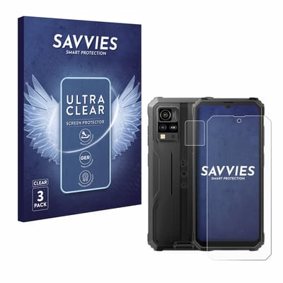 Savvies - Screenprotector voor Blackview BV4800 / SE - Folie Beschermfolie transparant 6 Stuks