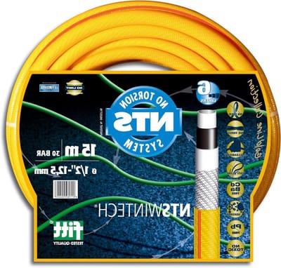 Winch Tuinslang - Gele Slang - Tuin Bewatering - Gepatenteerd Systeem - 25 Meter 5/8 - Geel