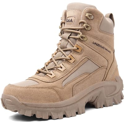 Heren Tactische Laarzen Legerlaarzen Heren Militaire Woestijn Waterdicht Enkel Heren Outdoor Laarzen Werk Veiligheidsschoenen Klimmen Wandelschoenen 40