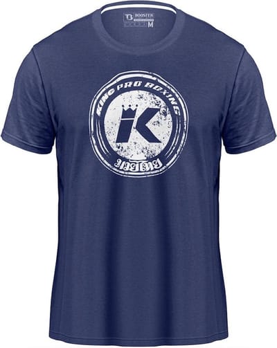 King Pro Boxing KPB Vintage Logo T-shirt Blauw - S