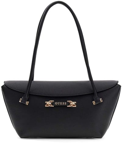 GUESS schoudertas Sophia Shoulder Satchel Black zwart