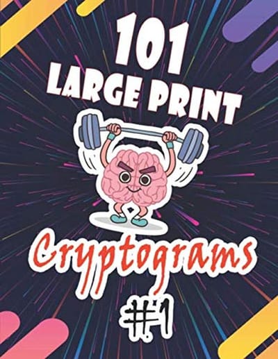 Grote Cryptogrammen: 101 Puzzels voor Volwassenen en Kinderen