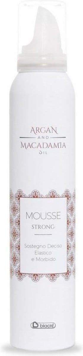 Biacre - Argan & Macadamia Oil - Strong Mousse - 200 ml
