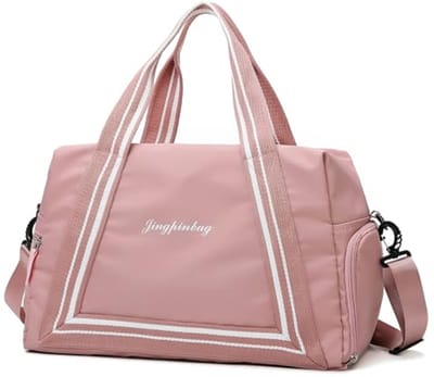 Sporttas - Reistas Gymtas - Sport en Reizen - Waterafstotend Schoenenvak - 46x23x28 cm - Roze