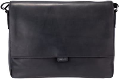 JOOP! schoudertas laptoptas met laptopvak Cerratano Janis Messenger Black zwart