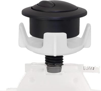 Toilet Spoelknop - Doorspoelknop Toilet - Waterbesparing Badkamer - Twee Spoelstanden - 54 x 37 mm - Chroom