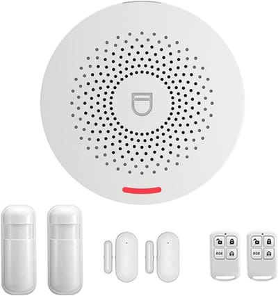 Home Security Alarm - Alarm Systeem - Woning Beveiligen - Met Deur Sensor - 79x46mm - Wit