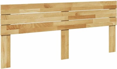 Houten Hoofdbord - Bedpaneel - Slaapkamer Decoratie - Massief Eikenhout - 200 cm - Bruin