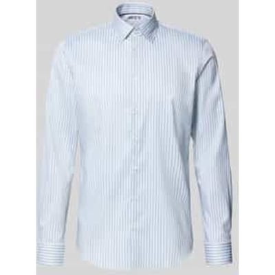 Slim fit zakelijk overhemd met Kentkraag
