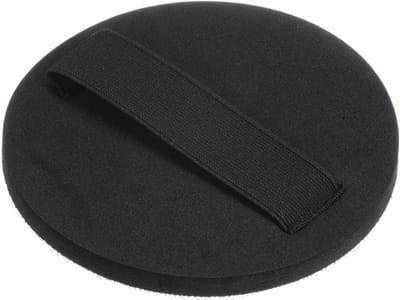 Handschuurpad Rond - Polijstblok Schuurblok - Oppervlakken Behandelen - Flexibel PU Materiaal - 5 Inch Diameter - Geel