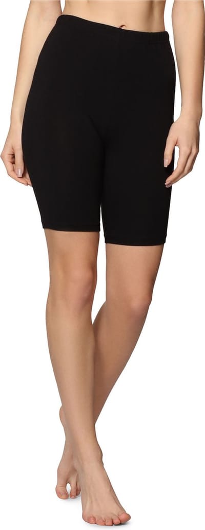 Bellivalini BLV-BLV50-157-LE Dames Leggings - Sport - Vrijetijdsbroek - Kort - Katoen - Sporbroek - Yogabroek - Zwart - S