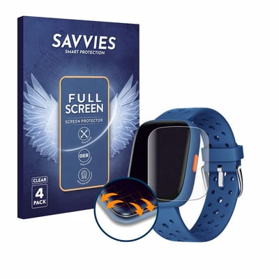 Savvies - Screenprotector voor Biggerfive BW02 - Folie Beschermfolie transparant volledig dekking 4 Stuks