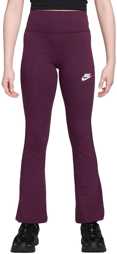 Nike classic flare tight in de kleur paars.