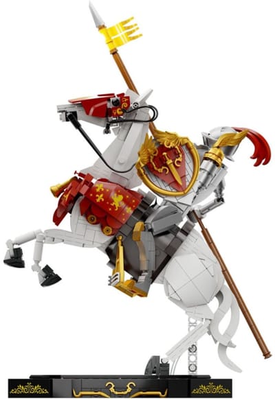 Pantasy 85030 Ridder op paard bouwset | Minifigure creator modelbouw | Technisch constructie educatief speelgoed bouwpakketten voor volwassenen & kinderen | DIY expert anime manga decoratie gechikt voor lego | Bouwdoos met 905 bloks