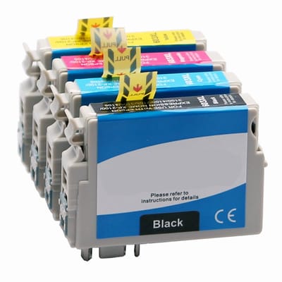 ABC huismerk set 4x inkt cartridge geschikt voor Epson 604XL geschikt voor XP2200 XP2205 XP3200 XP3205 XP4200 XP4205 WF2910DWF WF2930DWF WF2935DWF WF2950DWF