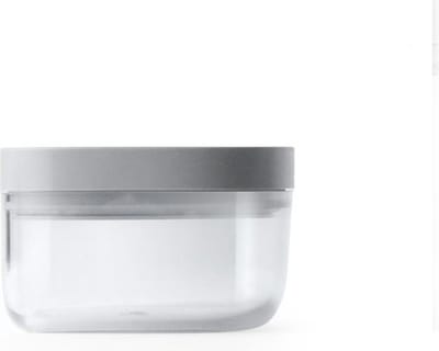 Qualy - Voorraadpot Voedselcontainer 0.3L “PINTO Storage Jar” W100 x L100 x H64 mm 146 gr Grijs