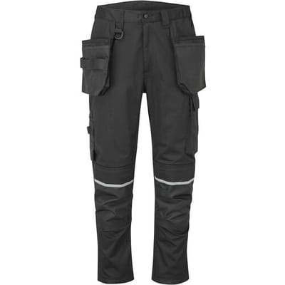 Portwest WX2 Eco craft werkbroek met holsterzakken en kniezakken 46 Zwart