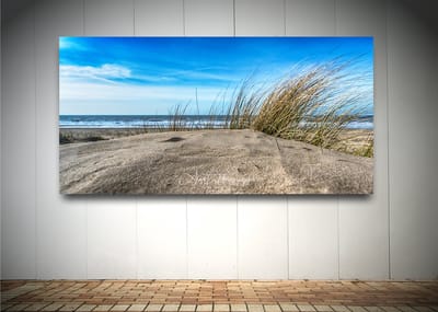 Foto op Canvas - Strand AlexF045 – Formaat 120 x 60cm - Wanddecoratie - Muurdecoratie woonkamer - Slaapkamer decoratie - Kamer accessoires - Schilderijen op canvas