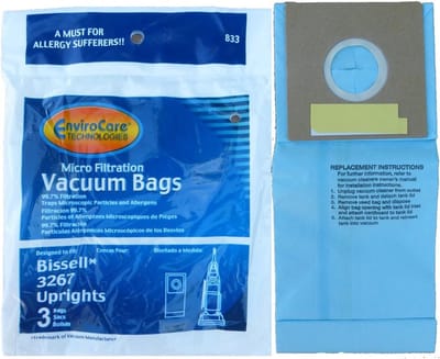 Stofzuigerzakken Vervanging - Allergie Zakken - Stofvrij Werken - Speciaal Ontworpen - 6 Stuks - Blauw