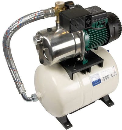 DAB Aquajet-Inox 102/20 M Hydrofoorpomp - Beregeningspomp - Drukverhoger - 3.600 l/u - 1130 W - Incl. 20 L tank