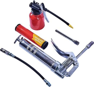 Mini vetpistool - Vetspuit kit - Smeren van onderdelen - Compleet met toebehoren - 3 oz patroon - Transparant