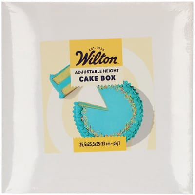 Wilton Taartdoos Verstelbare Hoogte 25,5x25,5x25-33cm