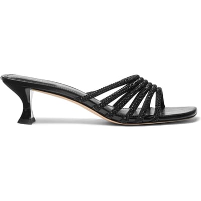 Michael Kors Haisley Kitten Sandal Black Size: 40.5 | Mules Outlet | Dames | Zwart