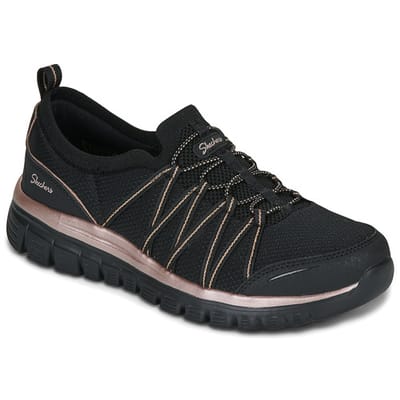 Skechers Graceful - Purecrush, Vrouwen, Zwart, Sneakers, maat: 36