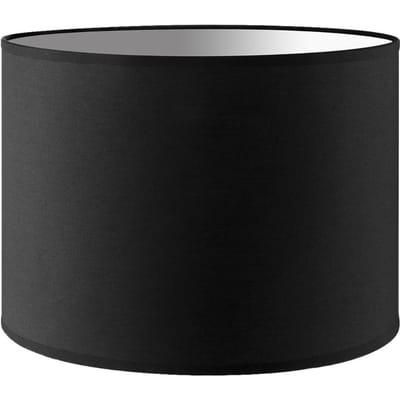 Home Sweet Home Lampenkap Bling cilinder - van stof - zwart - Moderne stoffen Lampenkap - 25/25/19cm - E27 lamphouder - voor tafellamp, wandlamp en