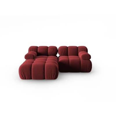 Modulaire-3-zitshoekbank Tropea links velvet | Milo Casa