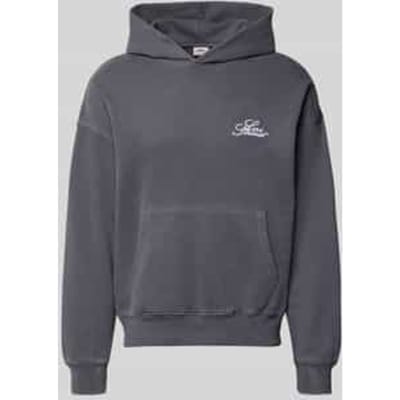 relaxed fit hoodie van puur katoen model 'TWO HORSE'