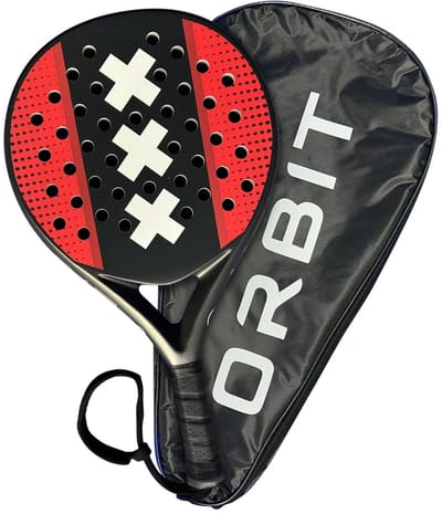 Orbit Jofel Amsterdams Padel racket - inclusief beschermhoes - padel - 100% carbon