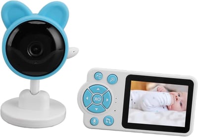 Slimme Babycamera - Babyfoon Met Camera - Baby Bewaken - Met Geluidsdetectie - 30 Uur Gebruikstijd - Wit