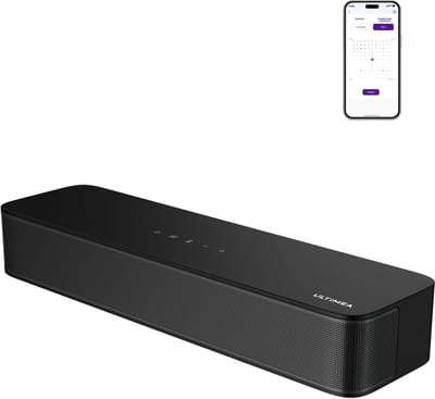 Soundbar voor TV met geïntegreerde subwoofer, Bluetooth 5.4, 2.1-kanaals stereo geluid, app-bediening, 132W vermogen