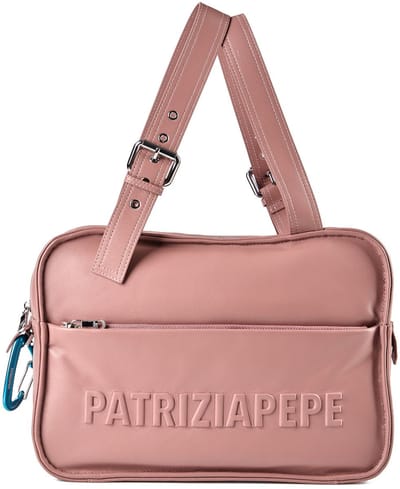 Patrizia Pepe Schoudertas Leder 34 cm - Dames - terracotta