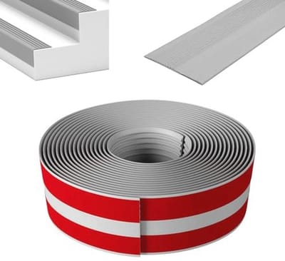 Zelfklevend PVC Traprandprofiel - Antislip en Waterdicht - 2m en 5m - Geschikt voor Binnen en Buiten