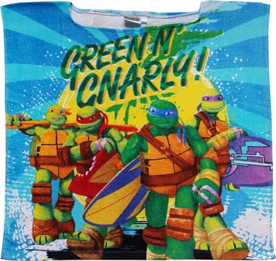 Teenage Mutant Ninja Turtles Badponcho – 100% Katoen - 50 x 100 cm