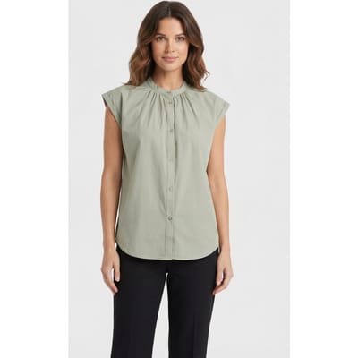 Knitted Kendra Blouse Green Tea Maat: XS | Blouses Outlet | Dames | Groen