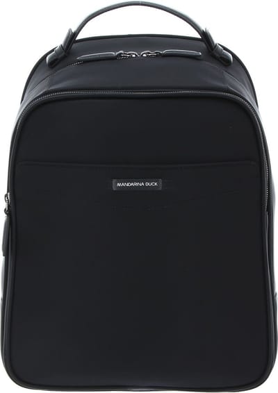 MANDARINA DUCK Laptop rugzak Rugzak met laptopvak Eco Times Backpack Black Zwart