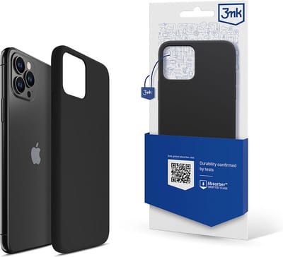 3mk Silicone Case for iPhone 11 Pro Max - black