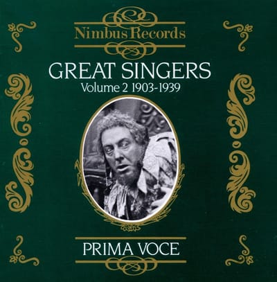 Various Artists - Great Singers Volume 2 (1903-1939) (CD) (Remastered)