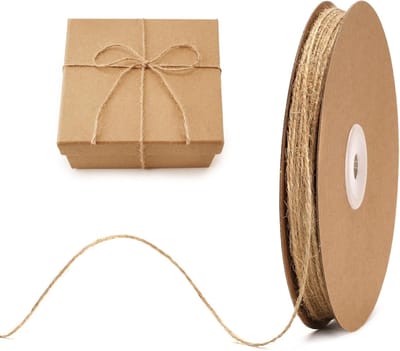 1.5 mm Dun Jute Touw Natuurlijk: 100 m Creatief Touw voor DIY, Tuinprojecten, Versieringen en Cadeauverpakking