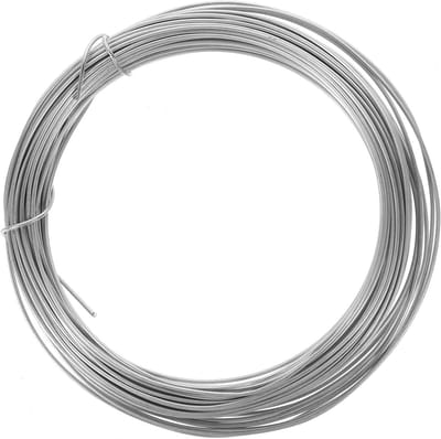 Bloemendraad op Rol - Binddraad Decoratief - Bloemstukken Maken - Slijtvast Ijzer - 130 cm - Zilver