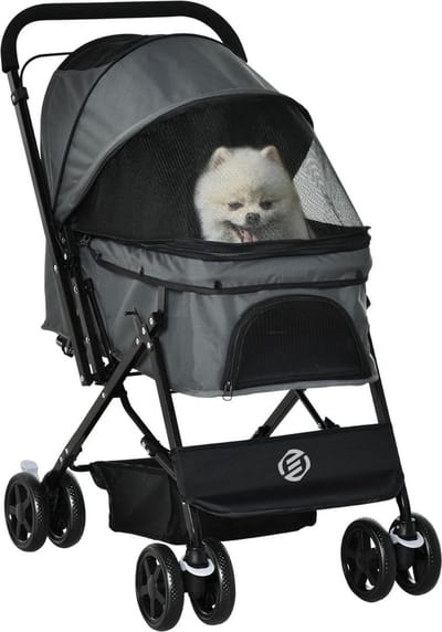 Equivera Hondenbuggy - Honden Buggy - Hondenbuggy's - Hondenbuggy All Terrain - Hondenbuggy Comfort - Hondenwagen - Kinderwagen voor Hond - Kinderwagen voor Honden